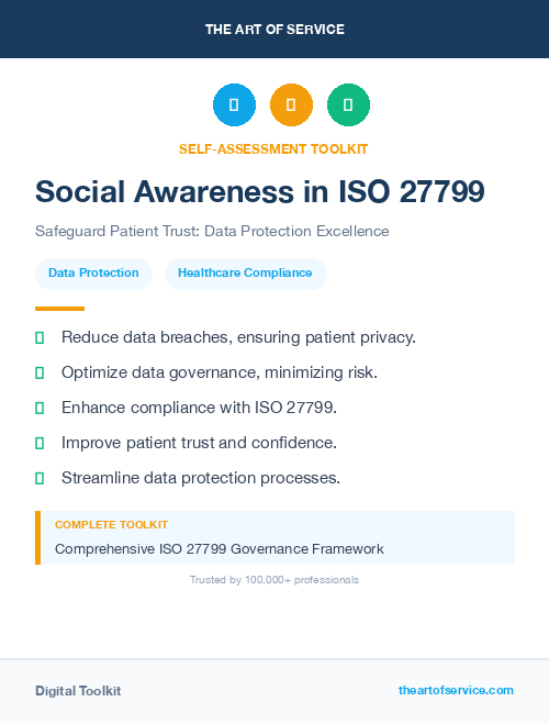 Social Awareness in ISO 27799