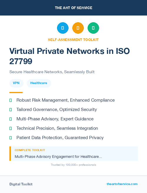 Virtual Private Networks in ISO 27799
