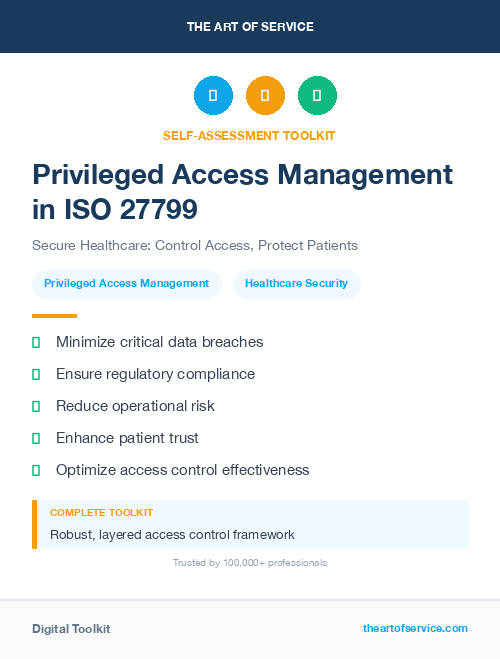 Privileged Access Management in ISO 27799