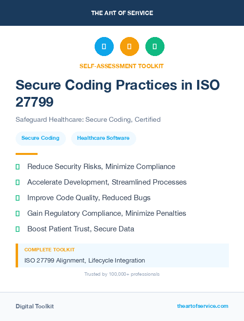 Secure Coding Practices in ISO 27799