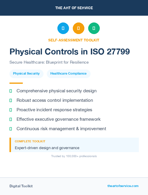 Physical Controls in ISO 27799