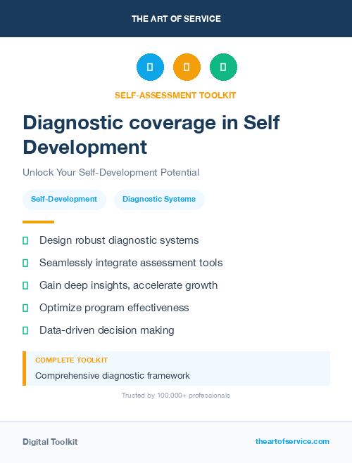 Diagnostic coverage in Self Development