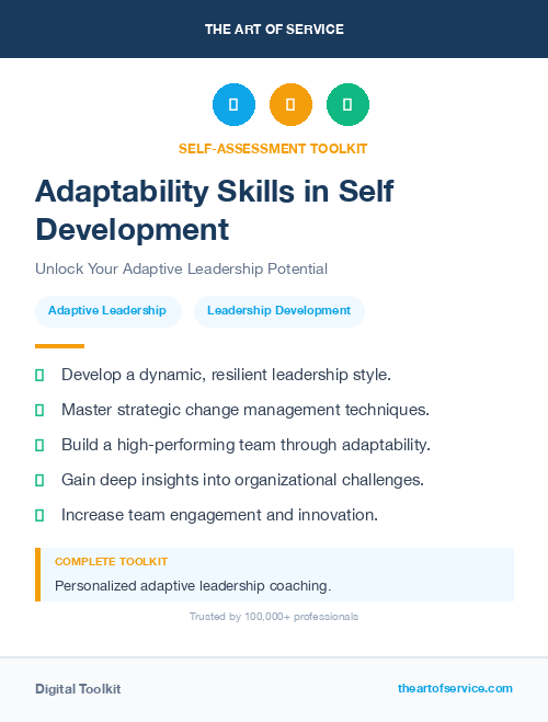 Adaptability Skills in Self Development