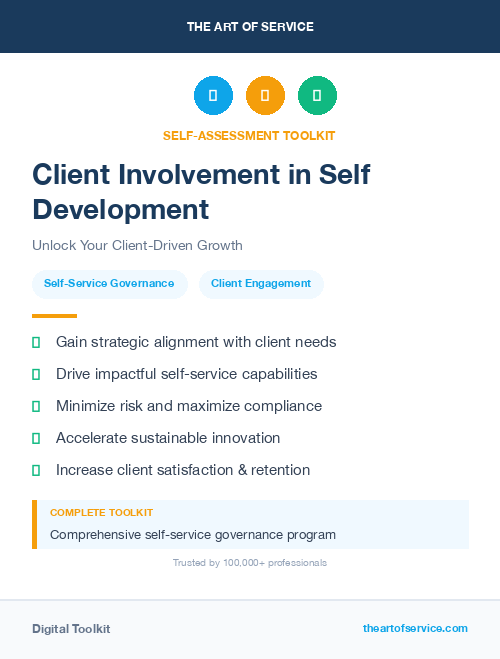 Client Involvement in Self Development