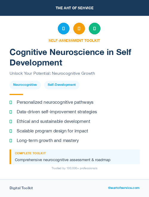 Cognitive Neuroscience in Self Development