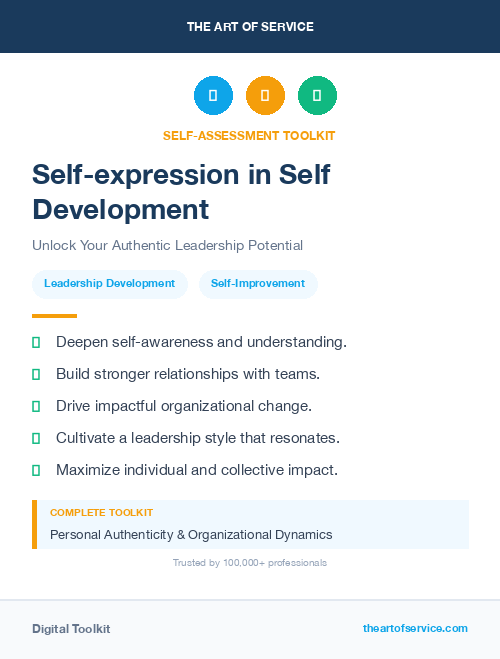 Self-expression in Self Development