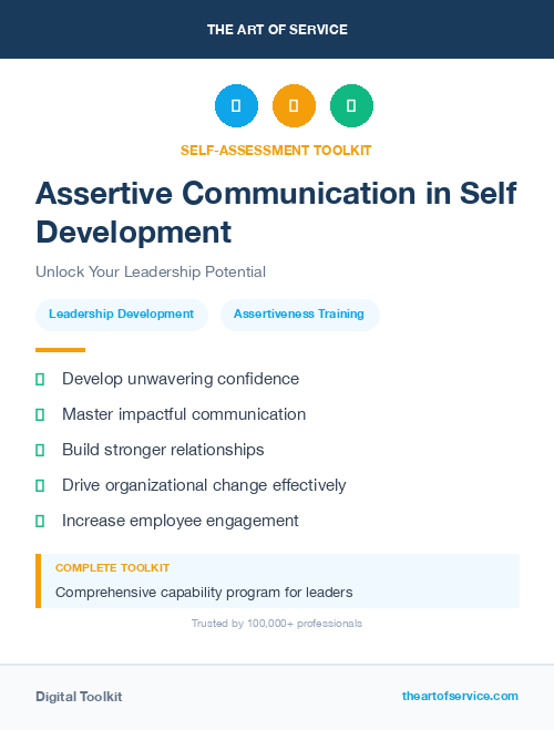 Assertive Communication in Self Development