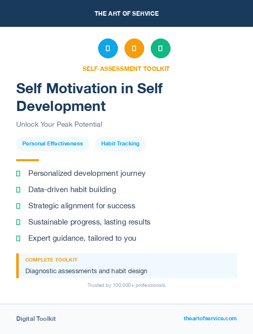 Self Motivation in Self Development