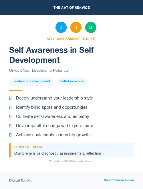 Self Awareness in Self Development