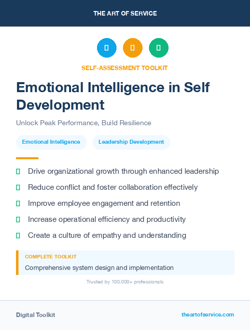 Emotional Intelligence in Self Development
