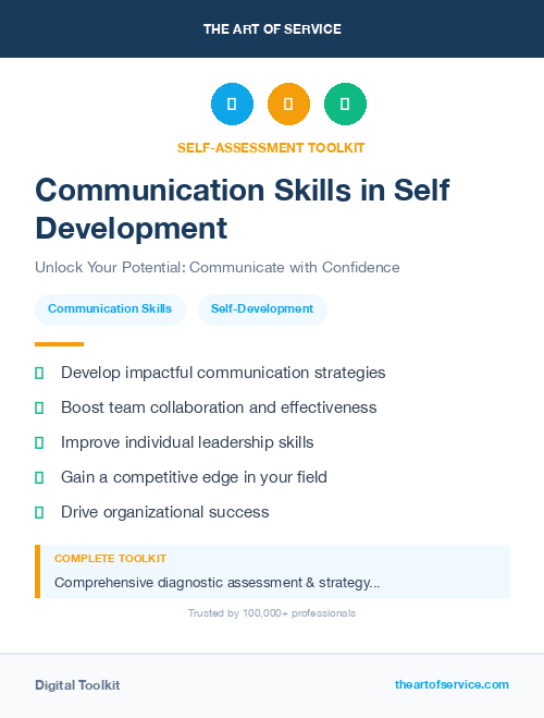 Communication Skills in Self Development