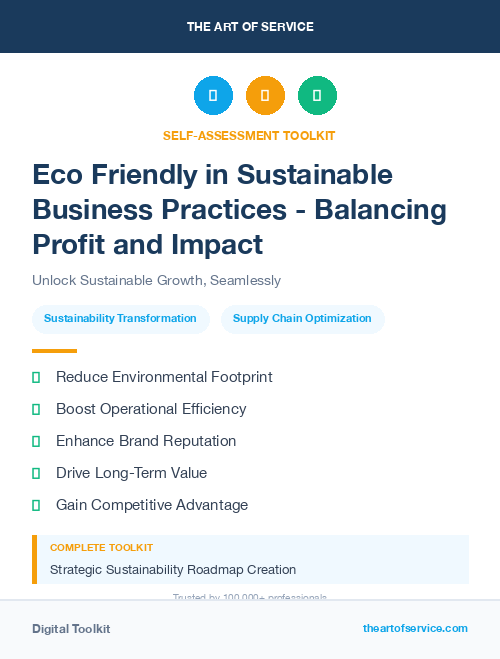 Eco Friendly in Sustainable Business Practices - Balancing Profit and Impact