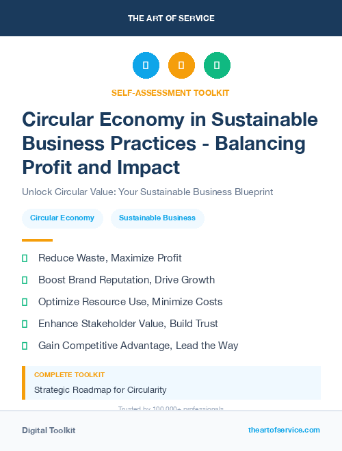 Circular Economy in Sustainable Business Practices - Balancing Profit and Impact