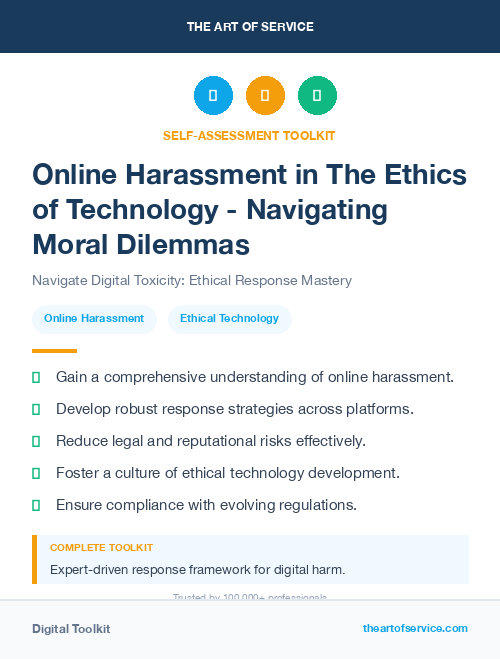 Online Harassment in The Ethics of Technology - Navigating Moral Dilemmas