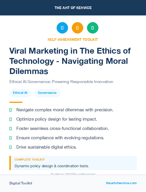 Viral Marketing in The Ethics of Technology - Navigating Moral Dilemmas