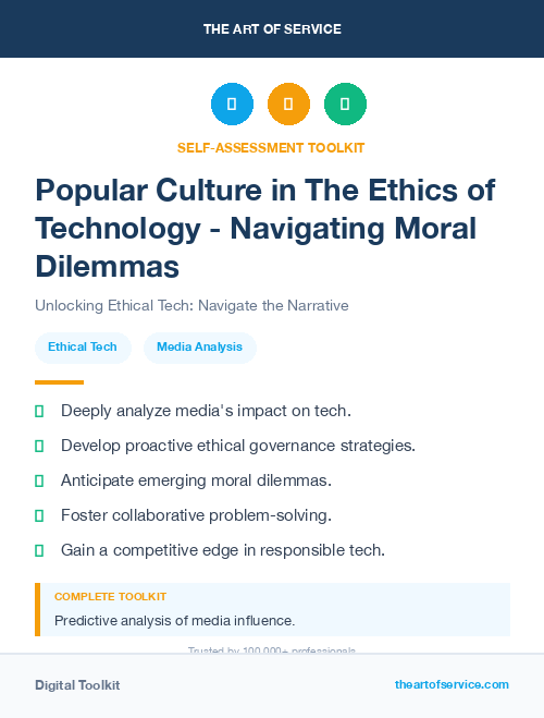 Popular Culture in The Ethics of Technology - Navigating Moral Dilemmas