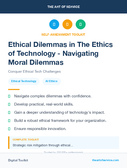 Ethical Dilemmas in The Ethics of Technology - Navigating Moral Dilemmas