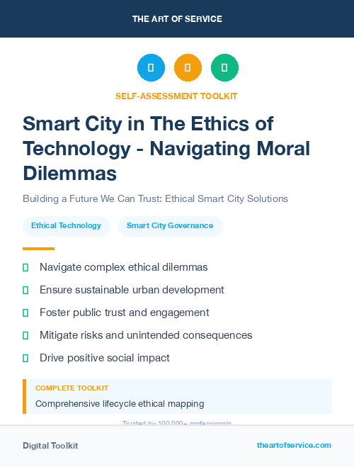 Smart City in The Ethics of Technology - Navigating Moral Dilemmas