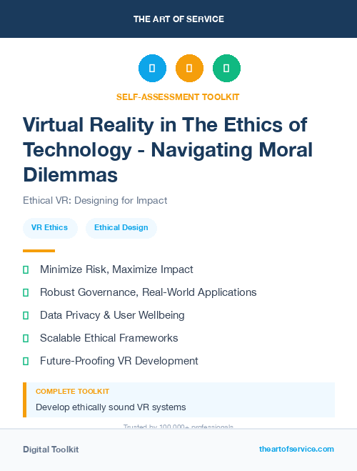 Virtual Reality in The Ethics of Technology - Navigating Moral Dilemmas