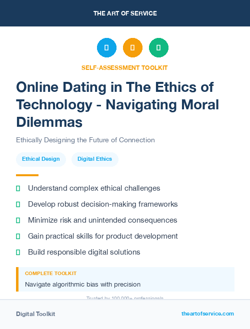Online Dating in The Ethics of Technology - Navigating Moral Dilemmas