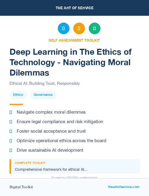 Deep Learning in The Ethics of Technology - Navigating Moral Dilemmas