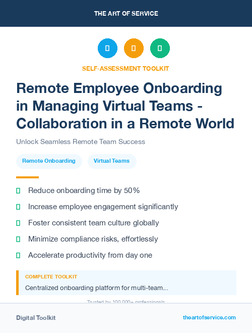Remote Employee Onboarding in Managing Virtual Teams - Collaboration in a Remote World