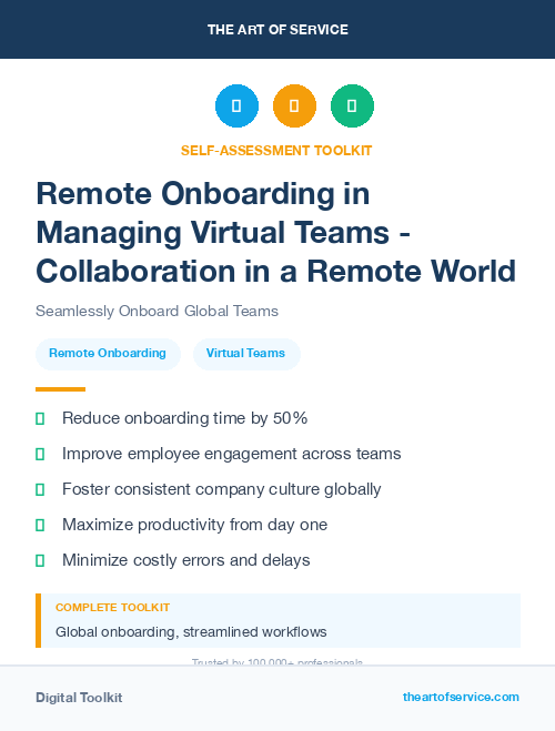 Remote Onboarding in Managing Virtual Teams - Collaboration in a Remote World