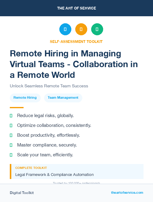 Remote Hiring in Managing Virtual Teams - Collaboration in a Remote World