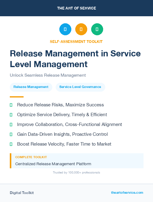 Release Management in Service Level Management
