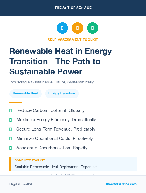 Renewable Heat in Energy Transition - The Path to Sustainable Power