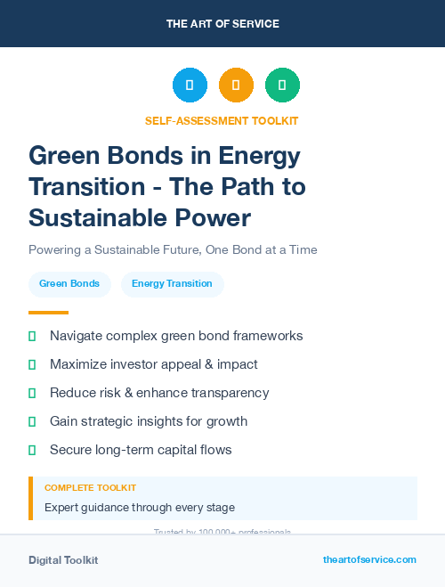 Green Bonds in Energy Transition - The Path to Sustainable Power