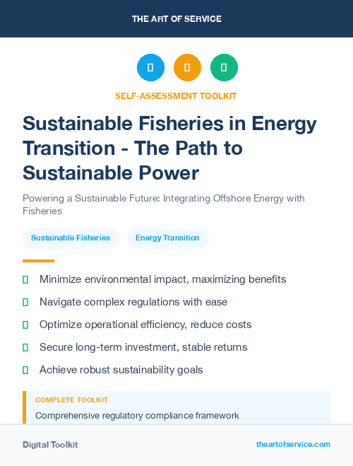 Sustainable Fisheries in Energy Transition - The Path to Sustainable Power