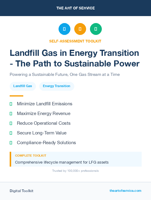 Landfill Gas in Energy Transition - The Path to Sustainable Power