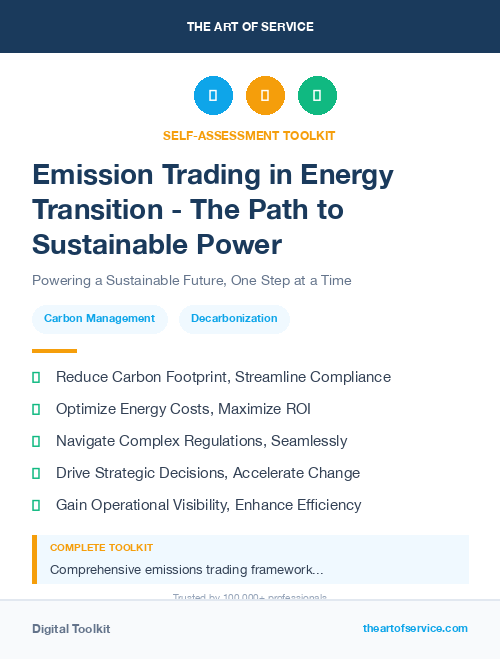 Emission Trading in Energy Transition - The Path to Sustainable Power