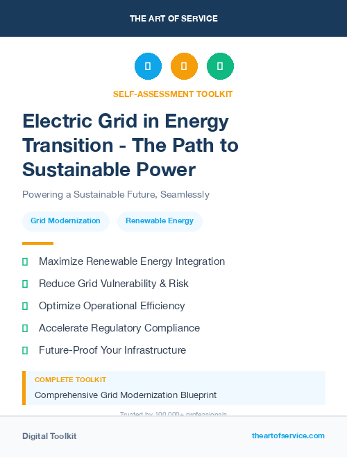 Electric Grid in Energy Transition - The Path to Sustainable Power