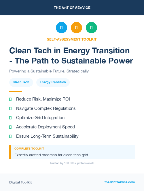Clean Tech in Energy Transition - The Path to Sustainable Power