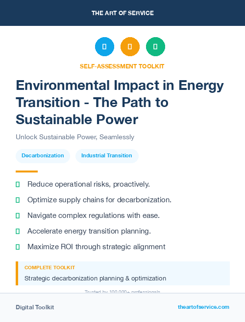 Environmental Impact in Energy Transition - The Path to Sustainable Power