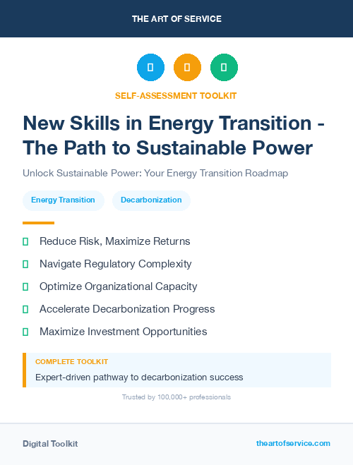 New Skills in Energy Transition - The Path to Sustainable Power