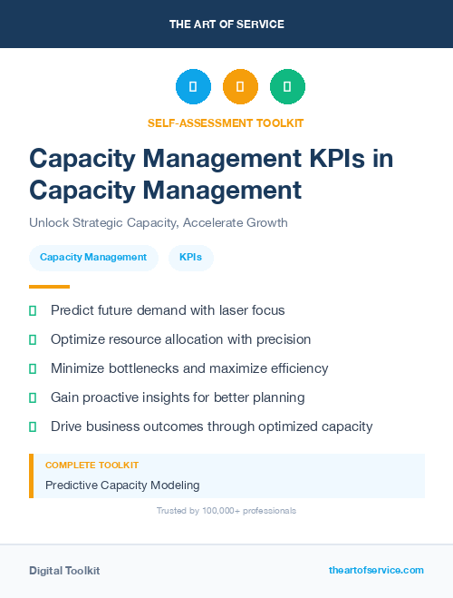 Capacity Management KPIs in Capacity Management