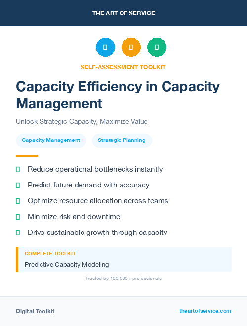 Capacity Efficiency in Capacity Management
