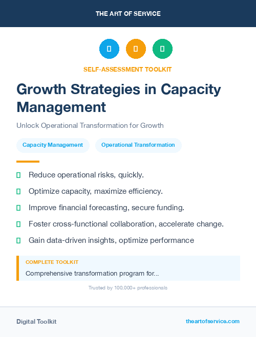 Growth Strategies in Capacity Management