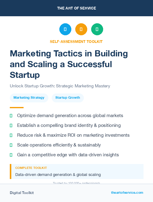Marketing Tactics in Building and Scaling a Successful Startup