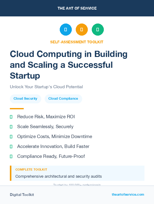 Cloud Computing in Building and Scaling a Successful Startup