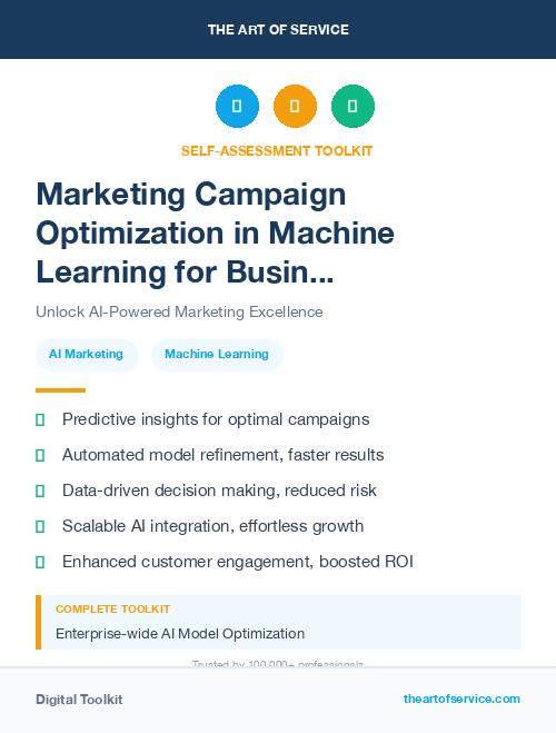 Marketing Campaign Optimization in Machine Learning for Business Applications