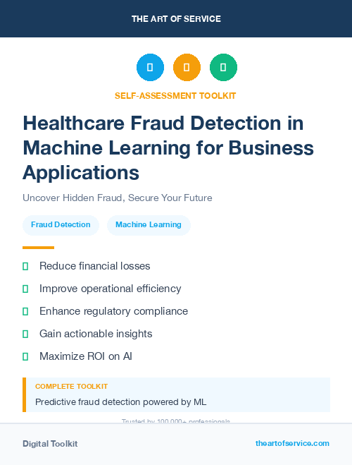 Healthcare Fraud Detection in Machine Learning for Business Applications