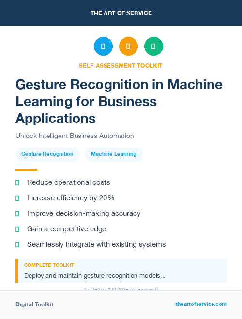 Gesture Recognition in Machine Learning for Business Applications
