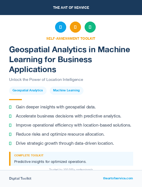 Geospatial Analytics in Machine Learning for Business Applications