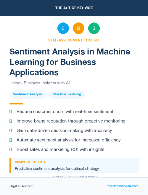 Sentiment Analysis in Machine Learning for Business Applications