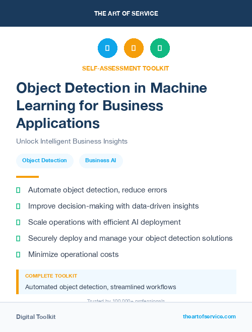 Object Detection in Machine Learning for Business Applications