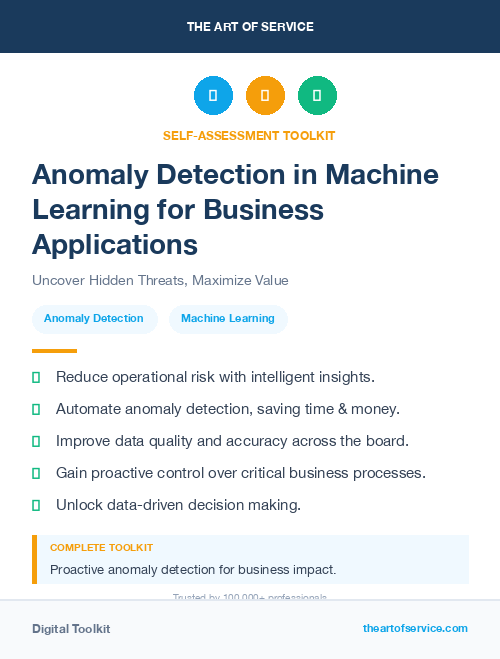 Anomaly Detection in Machine Learning for Business Applications